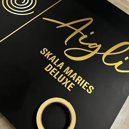 Ferienwohnung Aigli Skala Maries Deluxe Skála Marión Exterior foto