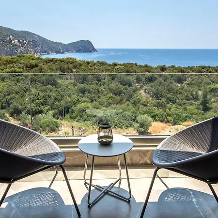 Ferienwohnung Aigli Skala Maries Deluxe Skála Marión Exterior foto